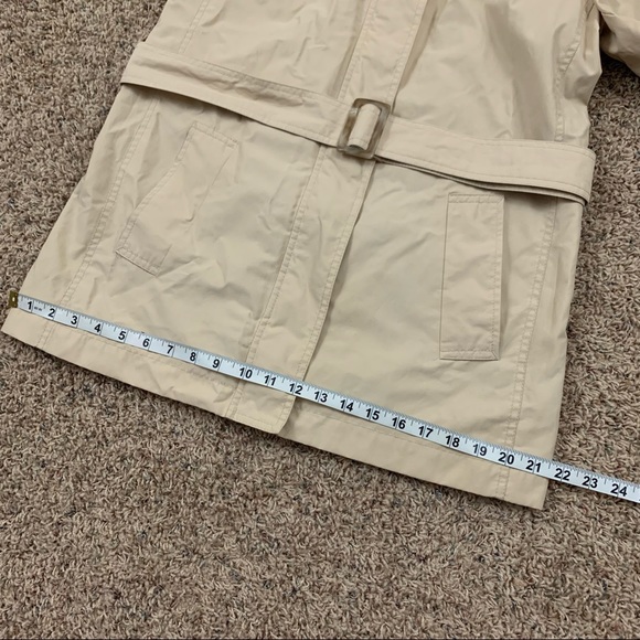 Tommy Hilfiger Cream Soft Shell Lightweight Coat Jacket - Picture 12 of 16